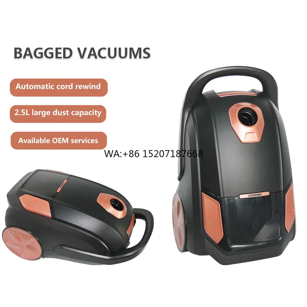 Aspiradora práctica ciclónica con recipiente en bolsa de Suzhou Factory 2000w 5L