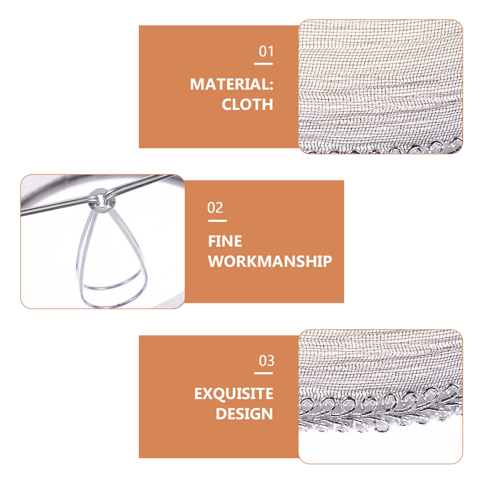 

3Pcs Transparent Cloth Lampshade Protective Light Shade for Ceiling Wall Floor Lamp Warm Diffuse Lighting Room Decor