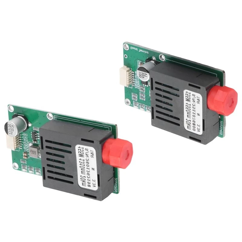 TTL To Fiber Optical Module Terminal Equipment TTL Optical Transceiver Module For-Drone RX/TX AV/VCC GND Interface 20KM