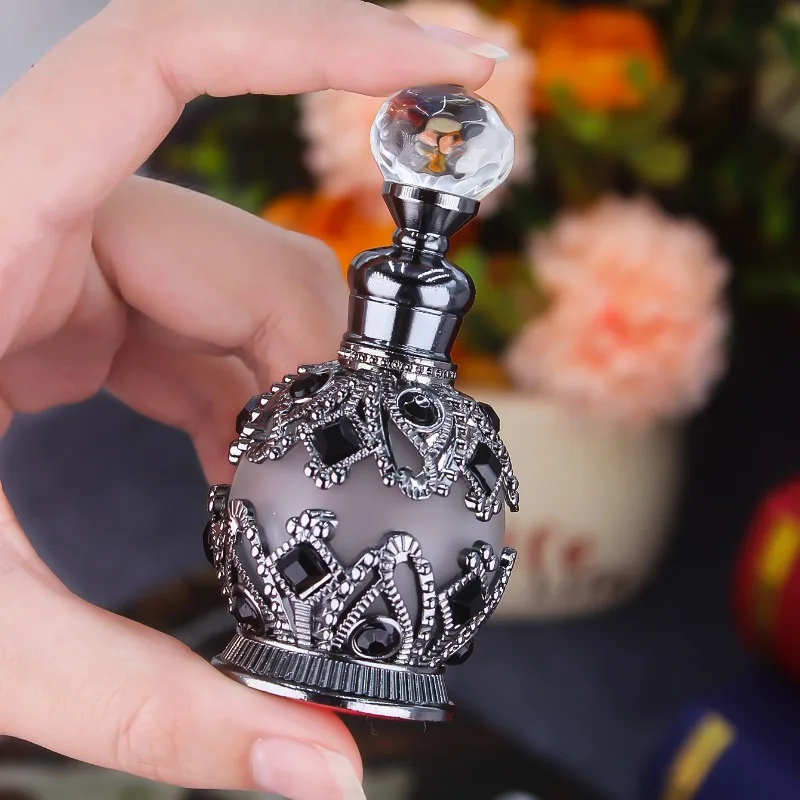 5PCS for Dubai Arab 15ML beauty salon special high-end glass perfume bottle essential oil sub-bottle essential oil bottle