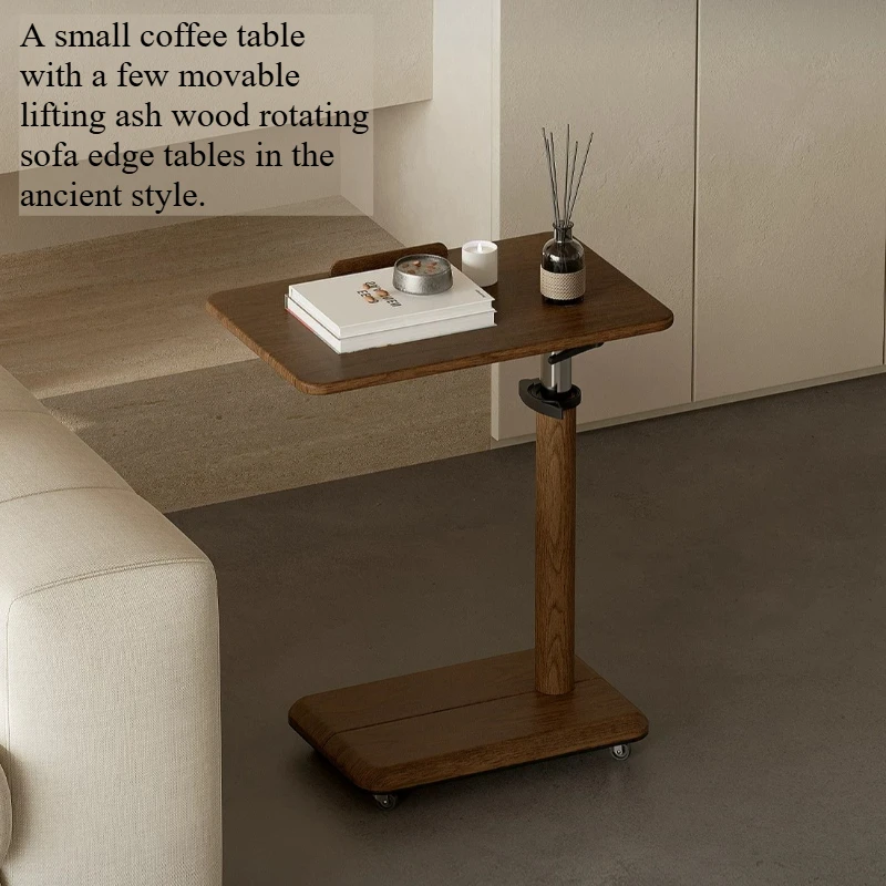 

Corner Low Coffee Table Small Lifting C Shape Livingroom Coffee Table Sofa Corner Tavolino Da Salotto Moderno Hotel Furniture