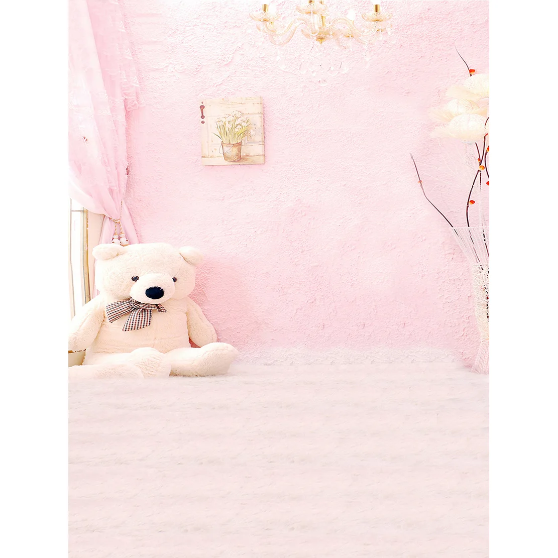 Alles Gute zum Geburtstag Party Fotografie Kulissen Requisiten Einhörner Fotografie Studio rosa Hängematte Kulissen Märchen TH-06