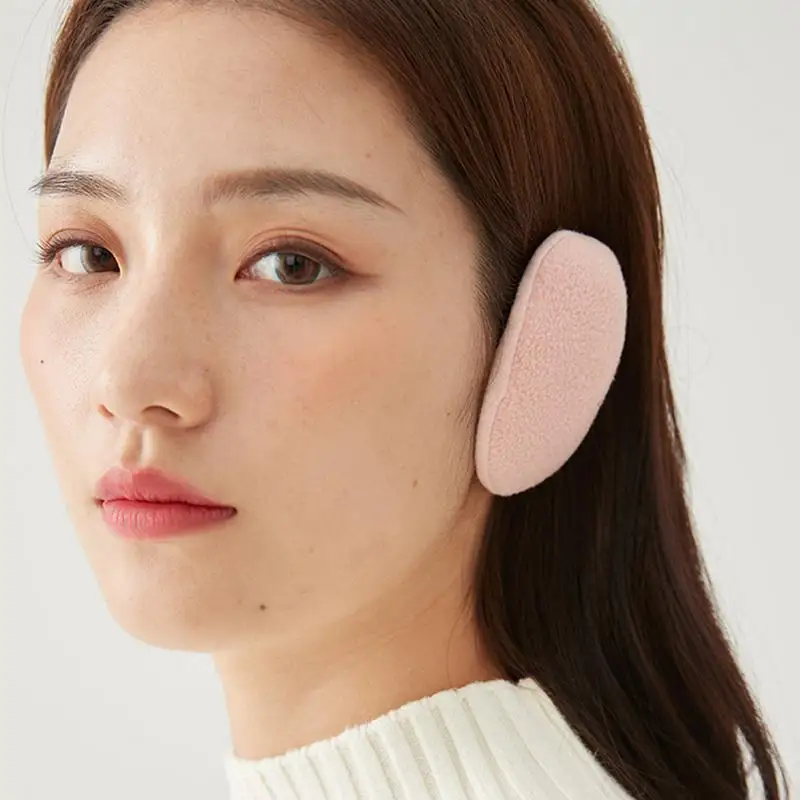 Bandless Ear Muffs Strapless Ear Bags For Winter Warm Ear Protection Soft Ear Cover For Winter Cold Weather Walking