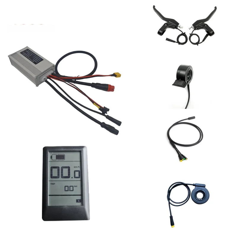 

A37Q-L201 Экран G062 Набор контроллеров для контроллера Bafang G062 H550 Hub Motor 30A 1000W 48V Аксессуары для модификации велосипеда