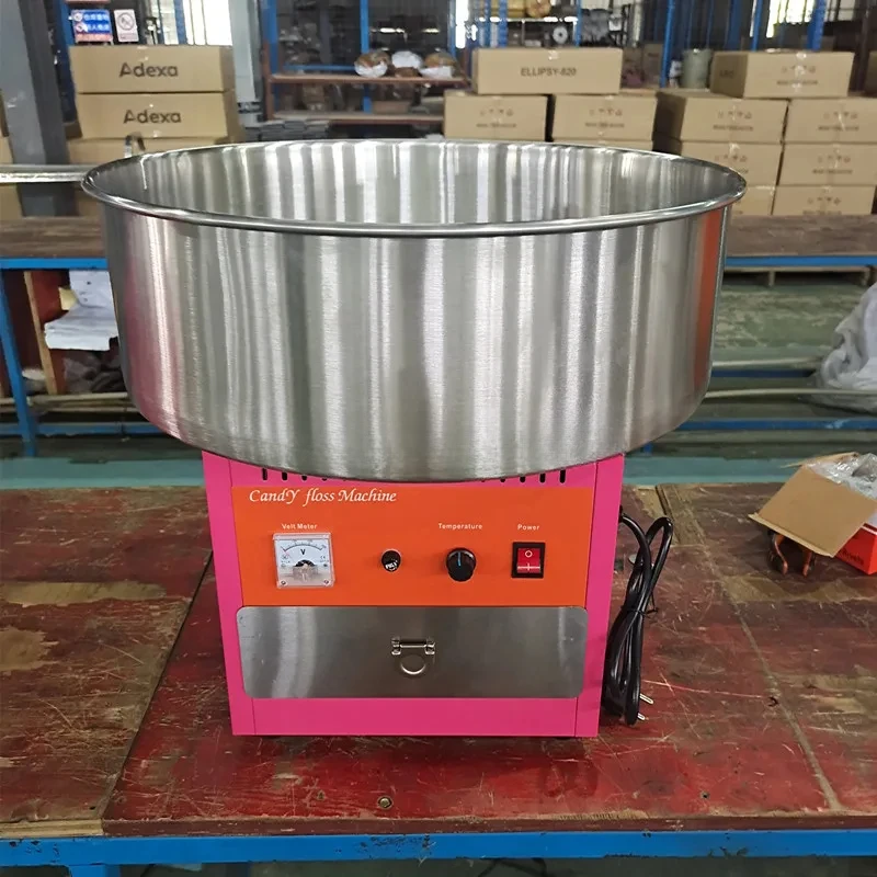 Professional Industrial Gas and Electric Flower Cotton Candy Machine /popcorn and Candy Floss Machine