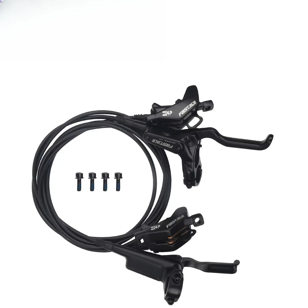 

Fastace 4 Piston Bicycle Disc Brakes MTB Hydraulic Disc Brake Set Mountain Bike Front Rear Brake 950mm 1800mm Bicycle Parts