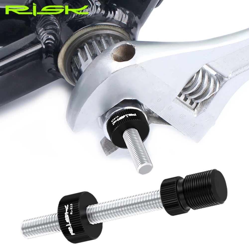 RISK RL215 Bike Bicycle Square & Spline Axis BB Bottom Bracket Anti Drop Auxiliary Removal Disassembly Repair Tool Fixing Rod