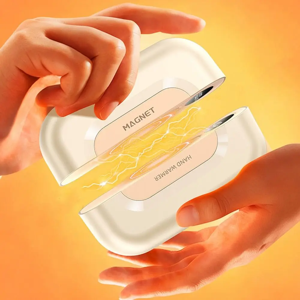Plastic Magnetic Hand Warmer Fast Heating USB Charging Portable Hand Warmer Safe Heating 3 Speed Adjustable Electric Warmer view 3