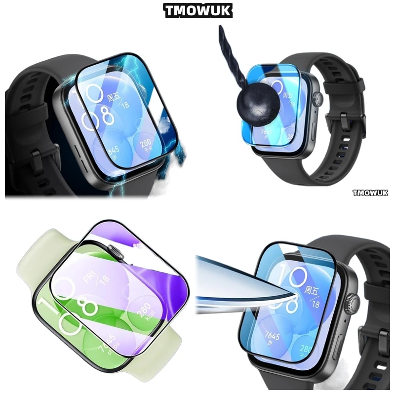 

For Huawei Band 6 7 8 9 10 B6 B7 Watch D2 Fit 3 4 Pro Special Edition, Easy Grip Case.