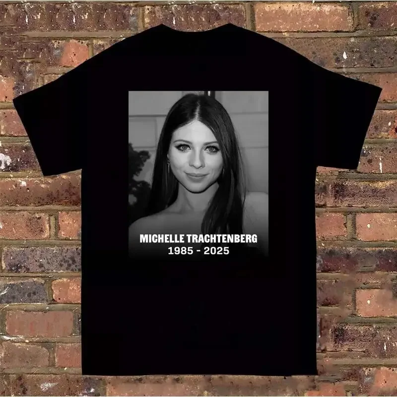 Michelle Trachtenberg 1985 2025 Black Full Size T Shirt For Fan