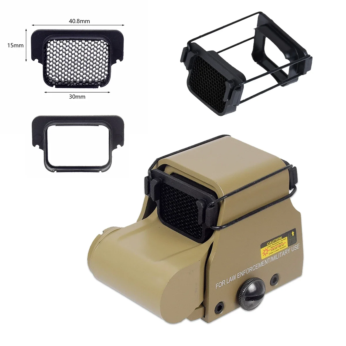 551 558 Killflash Metal Mesh Protective Cover 552 553 Red Dot Sights Scope XPS2 EXPS2 XPS3 EXPS3 Lens Protector Anti-Reflection view 2