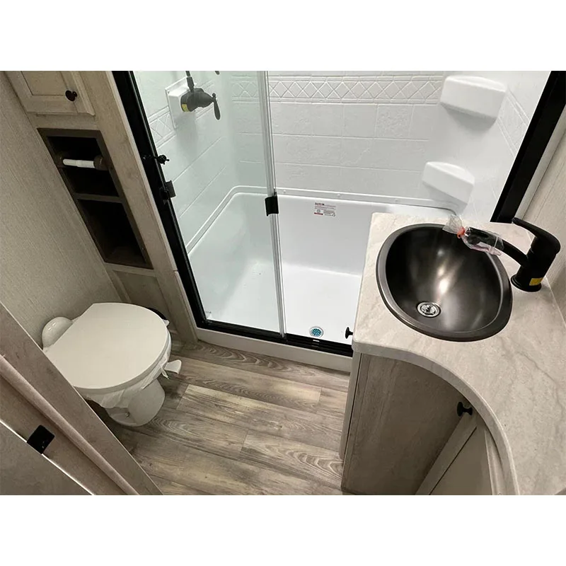 

New Wall Mounted Aluminum Shower Cabinet For Caravan Rv Portable Aluminum Furniture