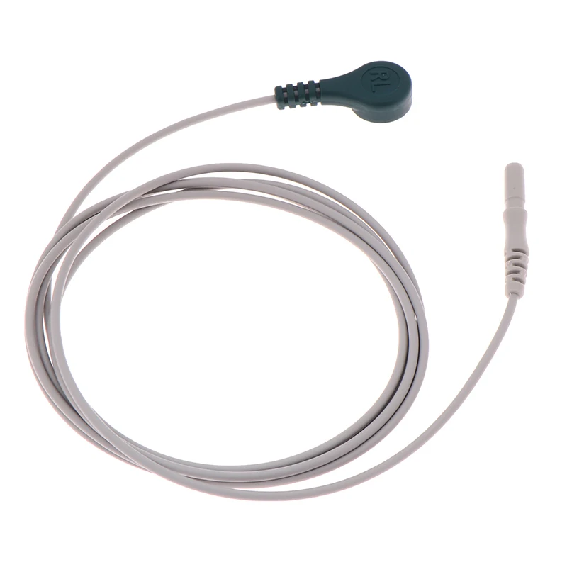 1,5 m Elektrokardiogramm-Anschlusskabel, EEG-Auffangleitung, Abgeschirmtes Kabel für Elektrodenpad-Verbindungsleitung für Studentenexperimente