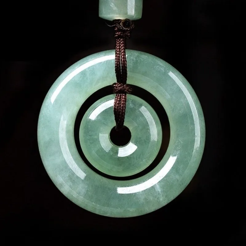 

New Natural Mother and Child Safety Buckle Pendant, Classic Simple and Versatile Jewelry