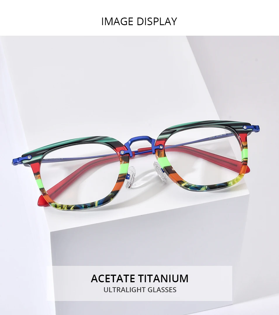FONEX Acetat Titan Brille Rahmen Frauen Neue Marke Design Vintage Retro Runde Brillen Männer Japanische Brillen Brillen 85891 – Detail 18
