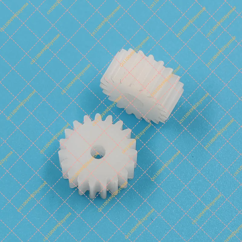 19T 0.5M POM Plastic Gear - 19 Teeth Transmission Pinion (OD10.5mm) with Multiple Bore Sizes (2/3/4/5mm) for Mechanical Projects