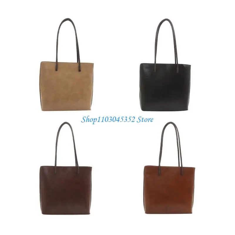 

A3PE Womens Shoulder Bag Soft PU Leather Handbags Female Large Capacity Tote Bag Autumn Winter Underarm Bag for Shopping
