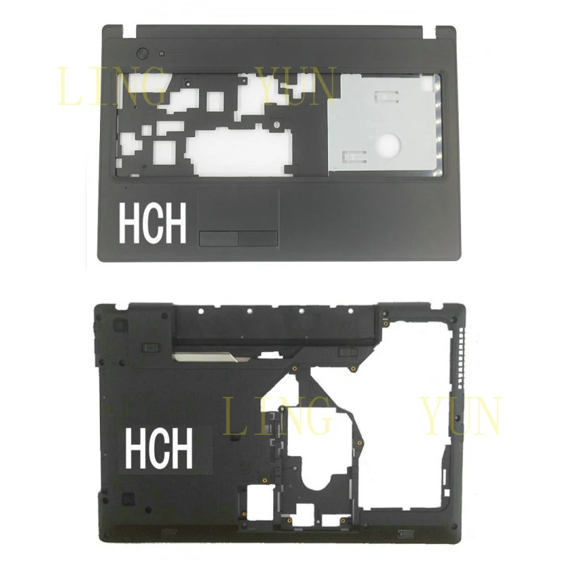 Z  FOR Lenovo G570 G575 Bottom Case Cover & Palmrest cover Upper Case with 