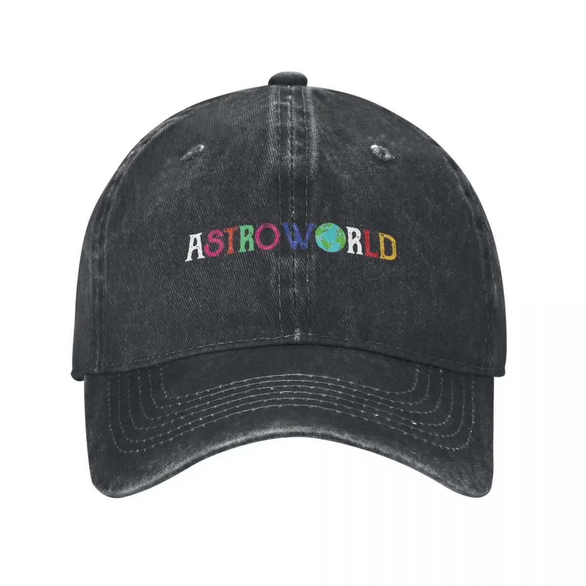 Vintage Astroworld Letter Save Earth Baseball Cap Unisex Distressed Washed Snapback Album Outdoor Unstructured Caps Hat