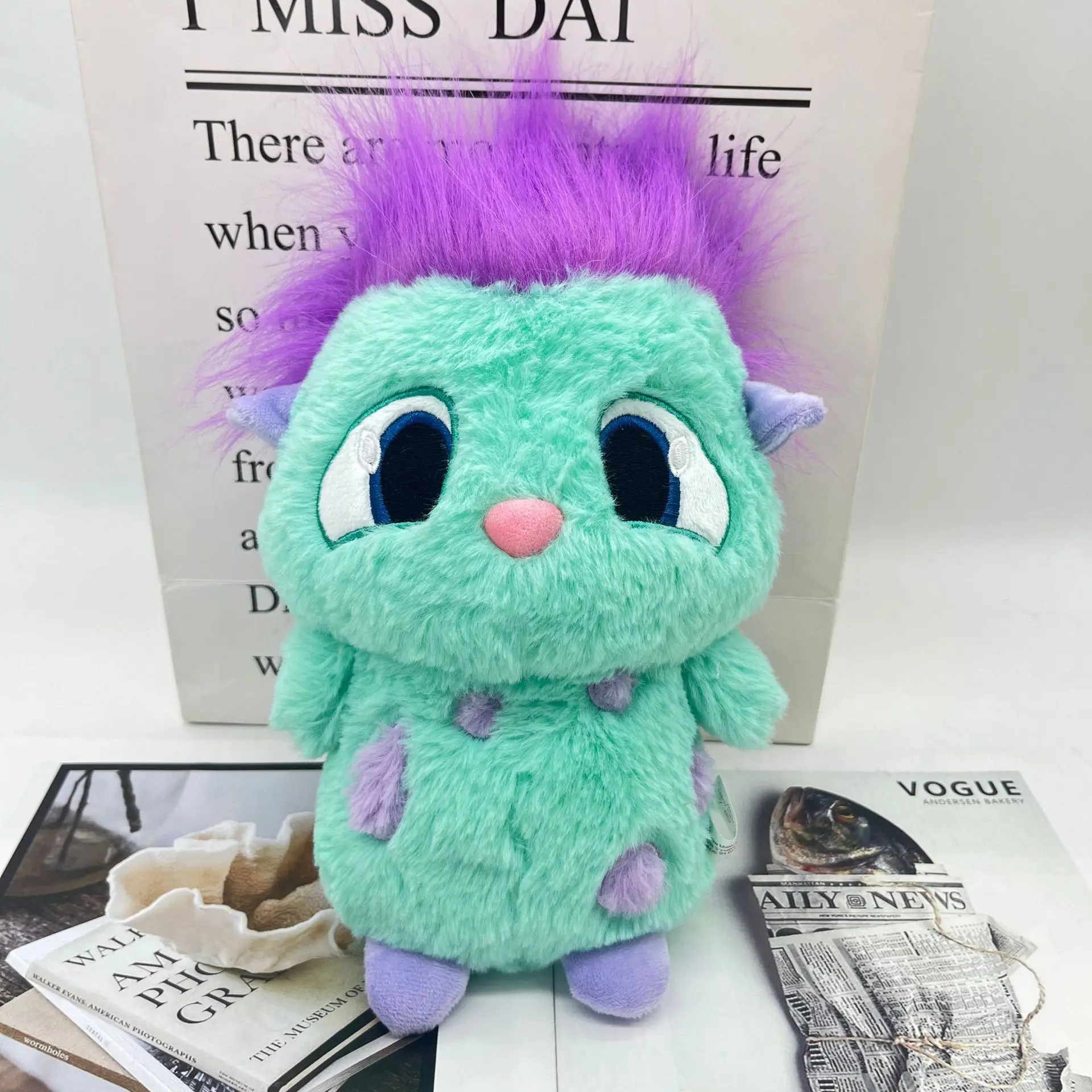 New 25cm Bibble Plush Toys Cute Soft Stuffed Anime Home Room Decor Dolls for Children Birthday Gifts