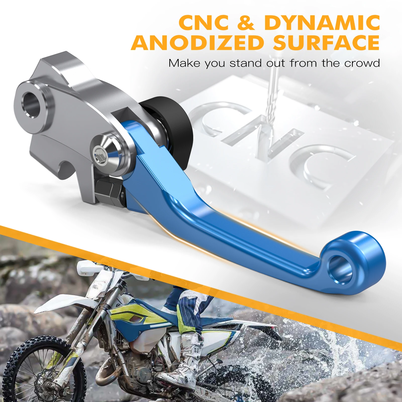 ل Husqvarna TE 300 FE 350 2024 للطي دواسة فرامل رافعة مجموعة TE250 FE450 TE FE 150 200 250 300 350 400 450 501 2022 2023 2024