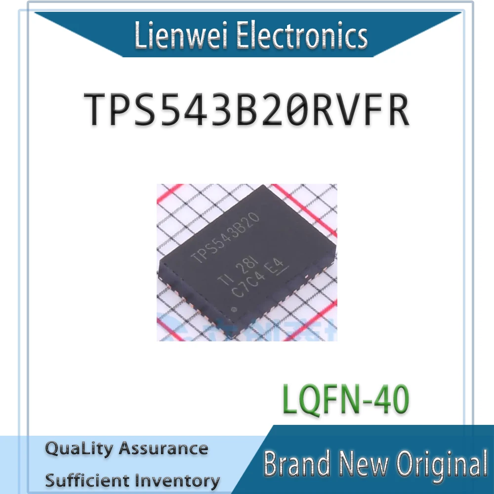 

100% New Original TPS543B20 TPS543B20RVFR IC Chipset LQFN-40