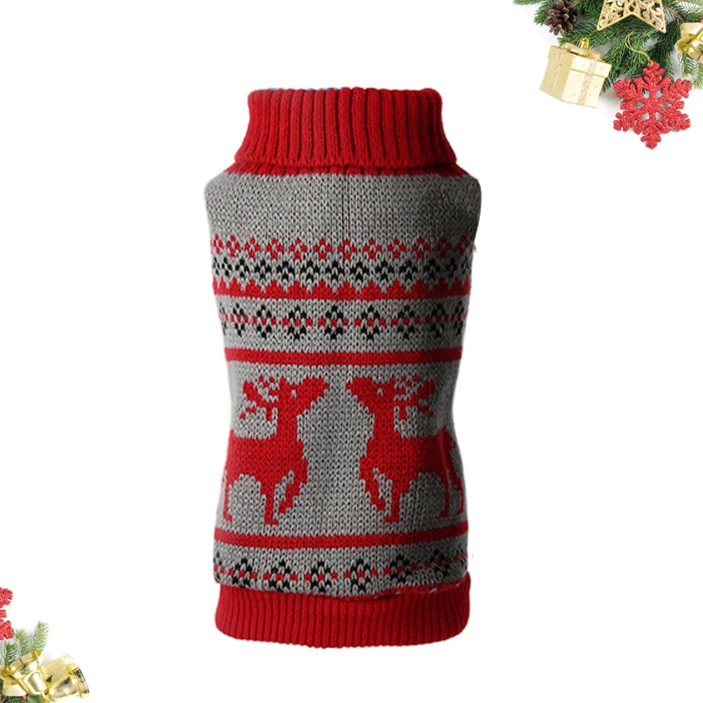 

Pet Sweater Clothes Party Dog Outfits Clothing Sweaters Small Costume Christmas Holiday