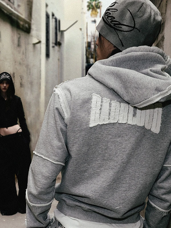 الرجعية الأمريكية الساخنة فتاة ort ey هوديي المرأة الرياضية عارضة Jaet العصرية الشارع الشهير طويلة Sve سستة إغلاق