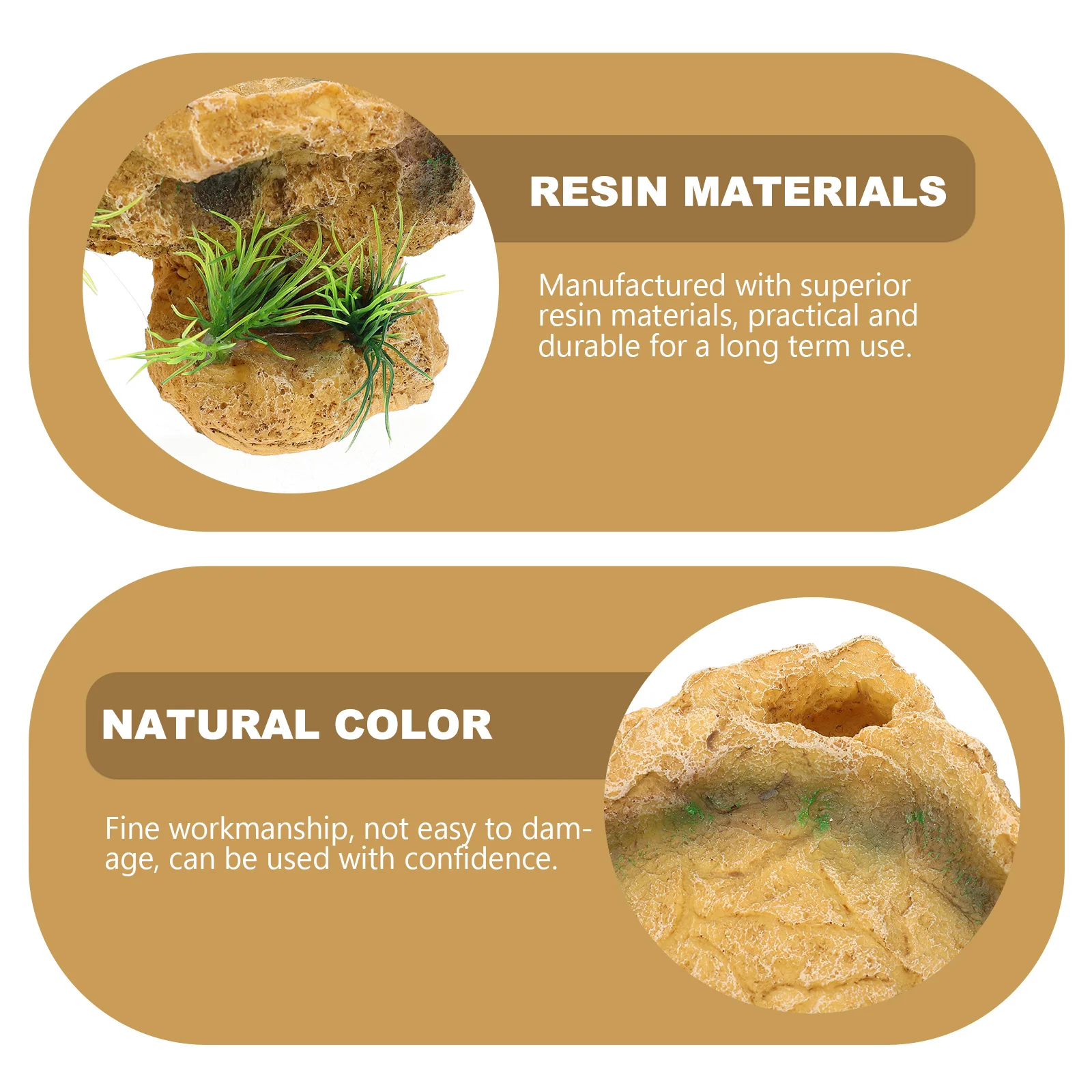 

Basking Platform for Turtle Resin Tortoise Habitat Safe Durable Reptile Hiding Cave Terrarium Turtle Cave Ornament