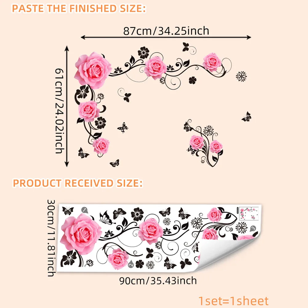 Bedroom Wall Art Butterfly Decor Home Interior Design for versatile Application Damage-free Removal Exquisite Design