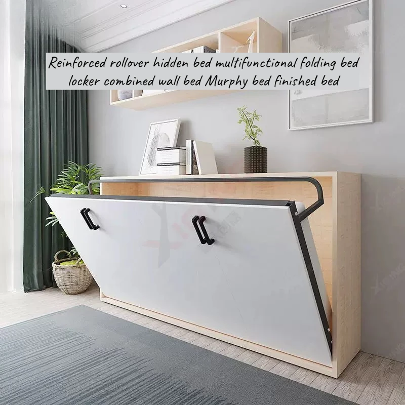 Adults Metal Folding Japan Single Murphy Bed Double Luxury Invisible Italian Cheap Bed Frame Wall Modern Full Set Furniture