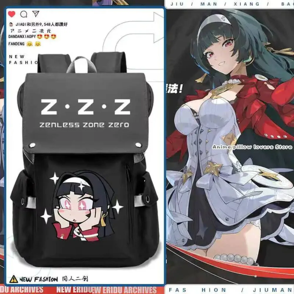 

Anime Zenless Zone Zero Evelyn Chevalier Astra Yao Cartoon School Bag Student Game Men Women Versatile Casual Backpack