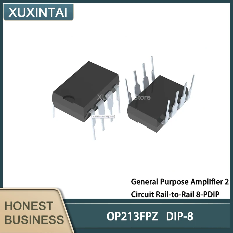 5Pcs/Lot   New Original  OP213FPZ OP213  General Purpose Amplifier 2 Circuit Rail-to-Rail 8-PDIP