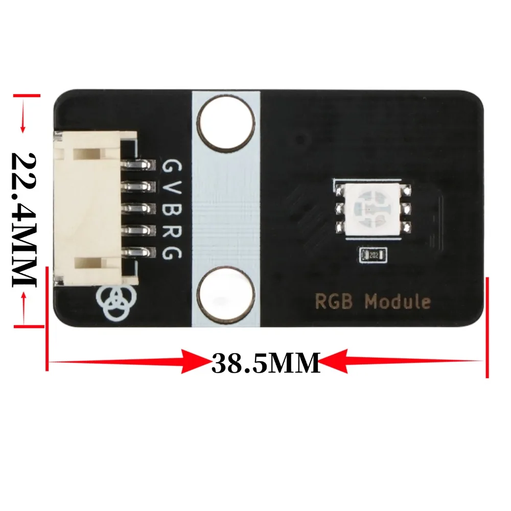 RGB Full‑Color LED Module Tri‑Color LED Independent IO Control 5V Onboard Current‑Limiting Resistors for Arduino/ESP32/micro:bit
