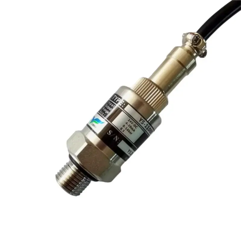 1Pcs Transducer For Water Pump Hydraulic Air Oil Liquid 24V Industrial Pressure Transmitter 4-20mA G1/4 PT-506 Pressure Sensor