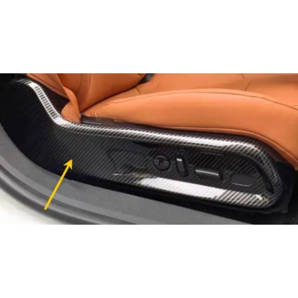 Brand New Interior LH RH Accessories for NIO ET5 ET5T Seat Left Right Side Frame Protection Cover Carbon Fiber Style