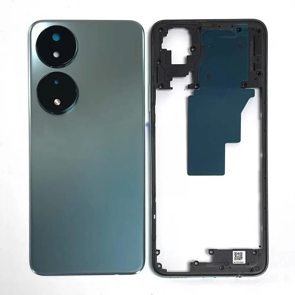 battery cover with Middle Frame For Huawei Honor X7b Front LCD Bezel Faceplate Housing Chassis Repair Parts Replacement