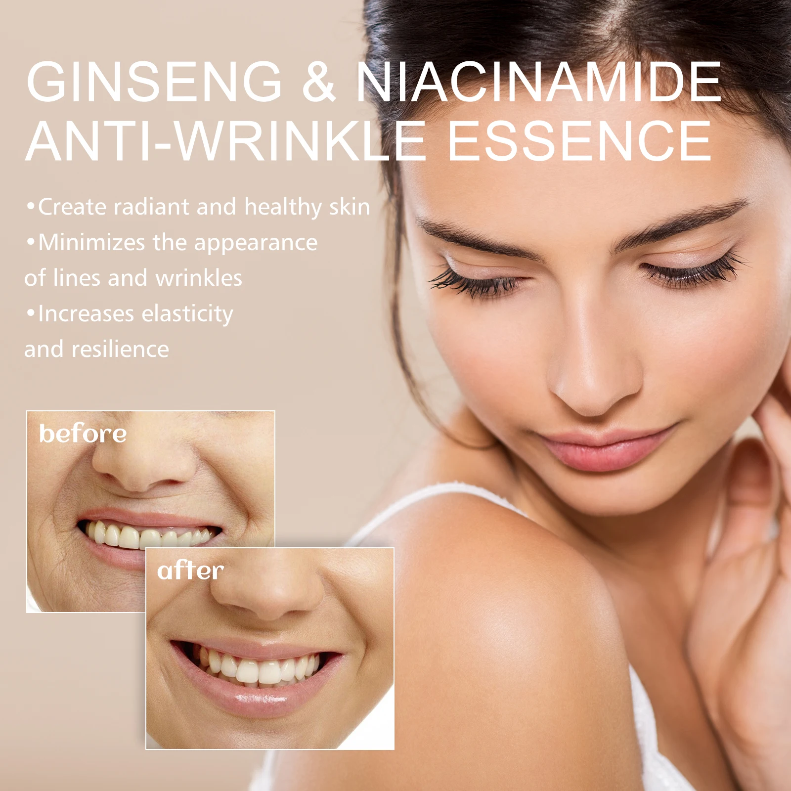 100ml High End Anti Wrinkle, Coarse Pores Essence, Fast Absorption, Make You 20 Years Younger