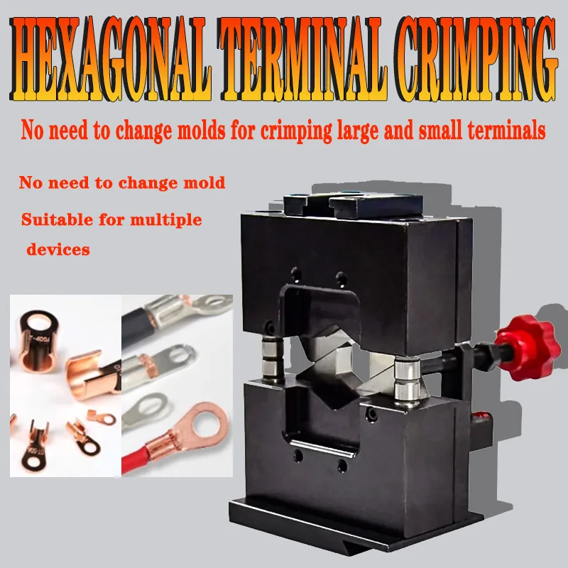 

Electrical Wiring Hexagonal Crimper 2 Ton | Cable Lug Crimping Machine for Auto/Electronics Terminals