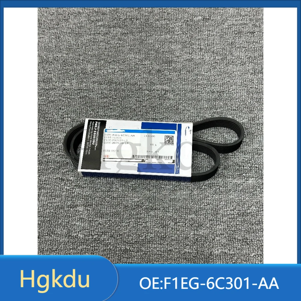 F1EG6C301AA 6PK1027 Serpentine Drive Belt for Ford Focus Kuga Escape 1.5L EcoBoost Alternator V-Ribbed Belt