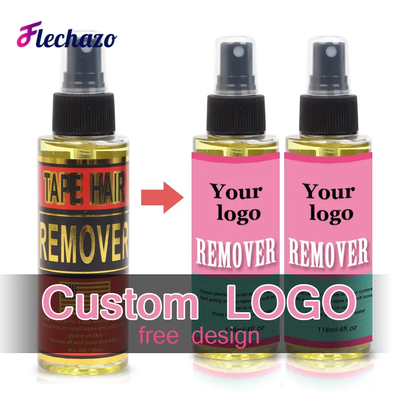 

Lace Glue Remover Spray Logo Customzie 10Pcs Fast Acting Bond Release Spray Residue Remover For Lace Wigs Tape Extensions