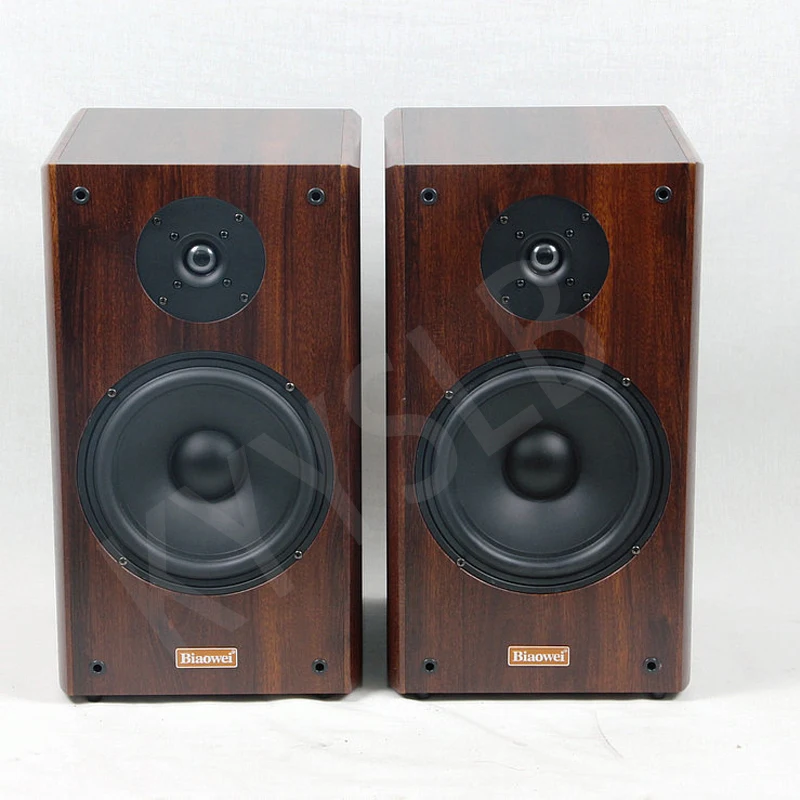 Kyyslb 200W 8.5นิ้วลำโพงชั้นวางหนังสือไม้802 SPEAKER pasif เสียงกล่องกลาง3D