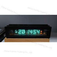 Cyberpunk VFD Glow Fluorescent Clock  Wifi Network ClockDesktop Decoration Accessories USB 5V
