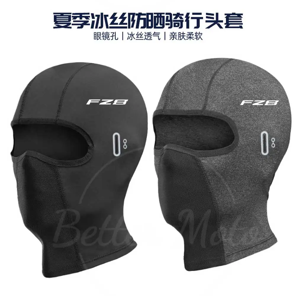 Babero de protección solar de seda para primavera y verano, motocicleta, ciclismo, pesca, deportes, Bandana mágica, máscara de montar, cara completa para yamaha FZ8