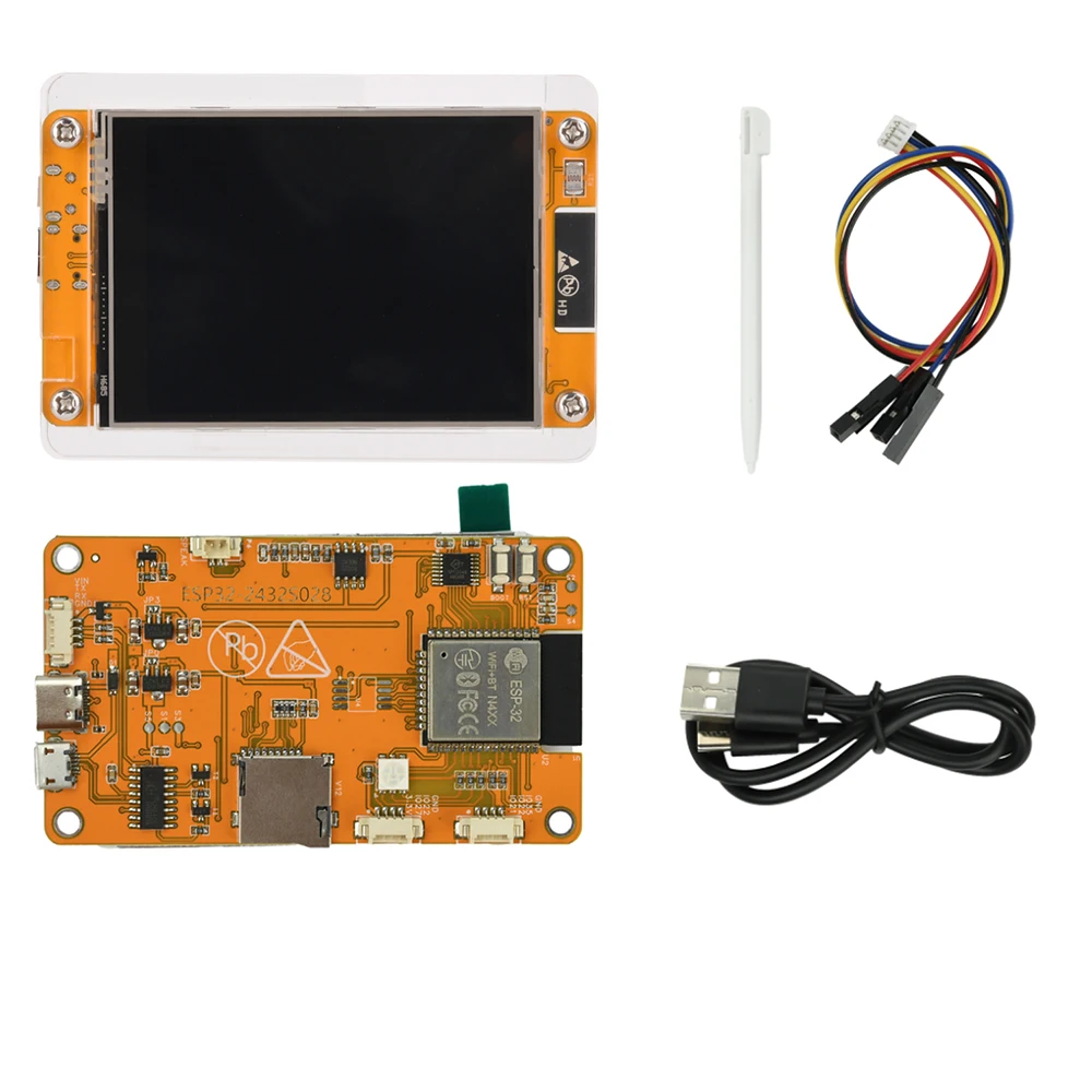 

2.8 Inch ESP32 WiFi Bluetooth Development Board ST7789 Driver ESP-32 Type-C Micro USB 240MHz 600DMIPS