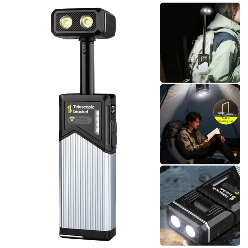 lampe-travail-telescopique-portable-reglable-luminosite-500lm-etanche-texture-en-alliage-d'aluminium-pour-camping