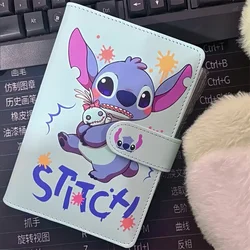 Disney Stitch Pu Cartoon Notebook Composition Book Cartoon Tablet Supplies School Stationery Student Girl Gifts Wholesale