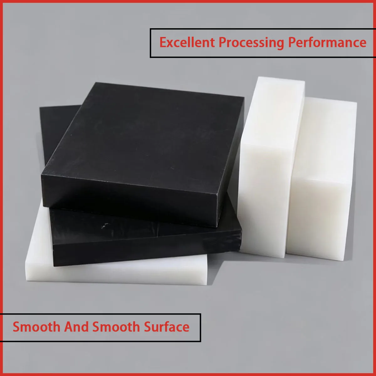 3-60mm thick polyoxymethylene square board is used for mechanical wear-resistant parts, precision components, etc