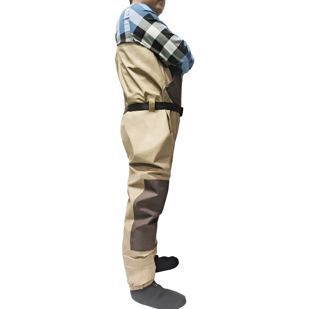 Waterproof Breathable One-piece Wading Overalls, Outdoor Gear for Lure and Fly Fishing