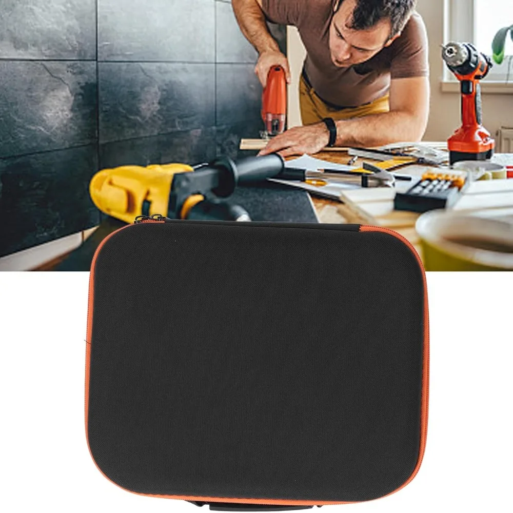 Durable Oxford Cloth Tool Storage Case Black Portable Power Tool Case Composite EVA With Handle Portable Tool Bag